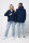 Iqoniq Makalu Damen Softshelljacke aus recyceltem Polyester Farbe: navy blau