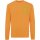 Iqoniq Zion Rundhals-Sweater aus recycelter Baumwolle Farbe: sundial orange