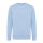 Iqoniq Etosha Lightweight Sweater aus recycelter Baumwolle Farbe: sky blue