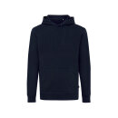 Iqoniq Jasper Hoodie aus recycelter Baumwolle Farbe: navy blau