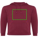 Iqoniq Jasper Hoodie aus recycelter Baumwolle Farbe: burgunderrot