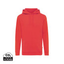 Iqoniq Jasper Hoodie aus recycelter Baumwolle Farbe: luscious red