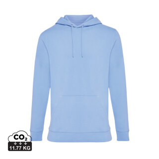 Iqoniq Jasper Hoodie aus recycelter Baumwolle Farbe: sky blue