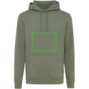 Iqoniq Torres ungefärbter Hoodie aus recycelter Baumwolle Farbe: heather green