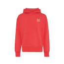 Iqoniq Yoho Relax-Hoodie aus recycelter Baumwolle Farbe: luscious red