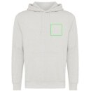 Iqoniq Rila Lightweight Hoodie aus recycelter Baumwolle Farbe: ungefärbte helles Grau