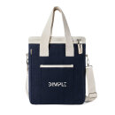 VINGA Volonne AWARE™ Kühltasche aus recyceltem Canvas Farbe: navy blau, off white