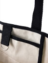 VINGA Volonne AWARE™ Strandtasche aus recyceltem Canvas Farbe: off white, schwarz