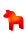 Shining Dala Horse 43 rot (Solar, veredelt)