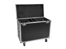 ROADINGER Flightcase 2x IP TMH-H760 mit Rollen