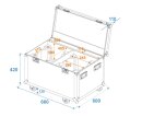 ROADINGER Flightcase 2x EYE-1940 mit Rollen