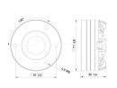 LAVOCE DN10.143 1 Zoll  Kompressionstreiber, Neodym