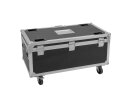 ROADINGER Flightcase 4x Multiflood IP 18x10W RGBW Wash CRMX mit Rollen