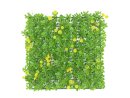 EUROPALMS Grass mat, artificial, green-yellow, 25x25cm