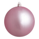 Weihnachtskugel, pink matt      Groesse: Ø 10cm